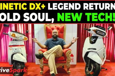 Kinetic DX+ Electric Scooter Launched | Iconic DX Reborn with Smart Tech & Long Range 2025