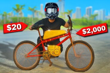 $2,000 Motor in a $20 Bike