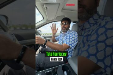 Tata Harrier.ev Range Test #overdrive #harrierev #tataharrierev