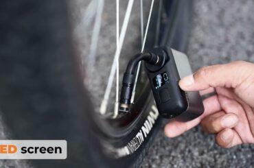 FLEXTAIL TINY BIKE PUMP PRO-120 PSI High Pressure and LED Display Electric Mini Bike Pump