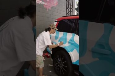 @aaronkkai reimagining the #LexusGX at the @100Thieves Summer Block Party.