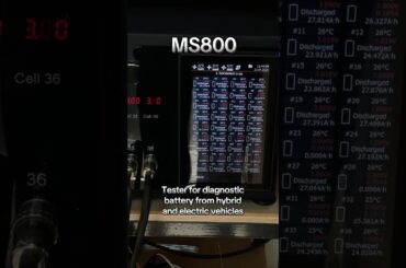 MS800 - the best tester for diagnostic battery of hybrid and electric vehicles #automobile #battery