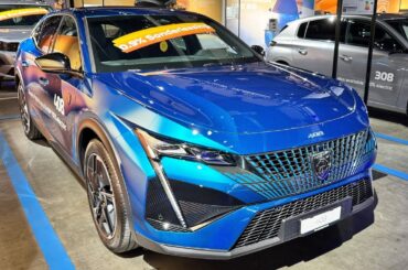 PEUGEOT 408 GT Plug-in Hybrid 2025 - visual REVIEW (225 HP, 40-mile range)