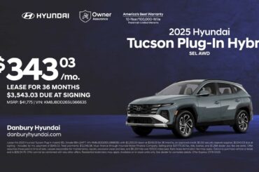Hyundai Tucson Plug-In Hybrid 08/01/2025 5897708