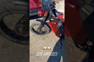 Electric motorcycle off road trails of Los Angeles. Ridstar. #rap #fyp #viral #foryou #country #la