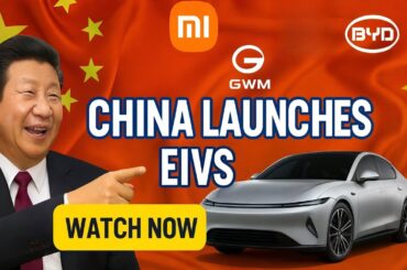 China Just Killed Electric Cars? EIVs Are Taking Over!