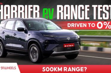Tata Harrier EV QWD Range Test From 100% to 0% || Full Battery Drain Test || Can This Give 500km?