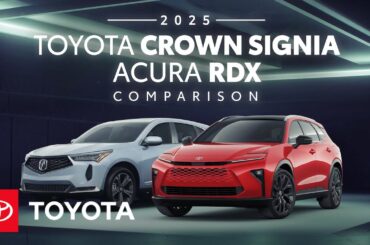 2025 Toyota Crown Signia vs 2025 Acura RDX Comparison | Toyota