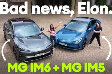 FIRST DRIVE: MG takes on Tesla with new IM5 and IM6. Game over, Elon?
