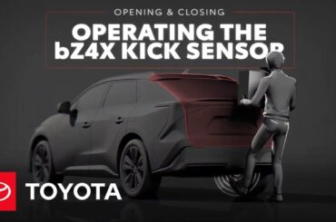 How to Use Kick Sensor in the bZ4X | Toyota