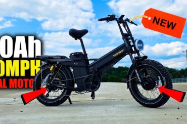 This "100 Mile" Range 60AH 52V E-BIKE is a BEAST - TESWAY X7 PRO/AWD Motor Review!