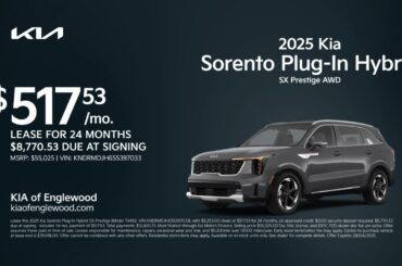 Kia Sorento Plug-In Hybrid 07/19/2025 5839252