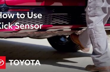 How to Use the Kick Sensor in the 2022 Sienna | Toyota