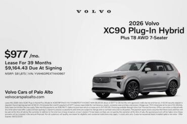 Volvo XC90 Plug-In Hybrid 08/06/2025 5924613