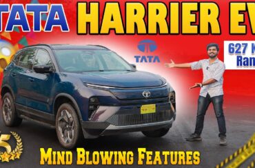 TATA Harrier EV Review 2025 | 627KM Range Electric SUV with All-Wheel Drive| Electric Vehicles India