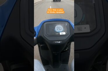 Hero Vida vx plus All modes topspeed.