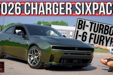 The 2026 Dodge Charger SIXPACK Scat Pack Is A Proper Muscle Car With Twin-Turbo I-6 Fury