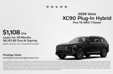 Volvo XC90 Plug-In Hybrid 08/08/2025 5940266