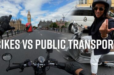 Electric Motorbike Vs Sports Bike Vs Public Transport - Which One Wins!?
