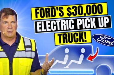Ford Reveals Revolutionary EV Platform Using LFP Batteries + $30k Pick Up!