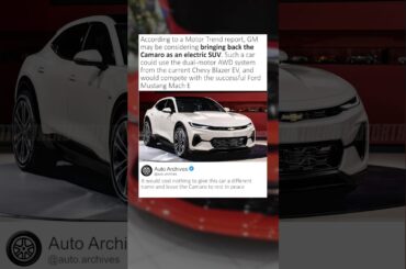 Will the new Camaro be an EV SUV? #automobile #sportscar #cartok