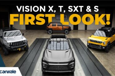 Mahindra Vision X, T, SXT & S Walkaround | All New Concepts 2025 | CarWale