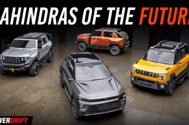 Mahindra's Future SUVs Unveiled | New Thar, Creta-rival SUV, Baby Defender? | PowerDrift QuickEase