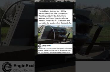 1,000 HP Electric Car That Can Drive Upside Down! #car #ev