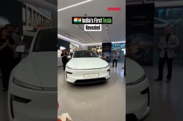 India’s First Tesla Revealed #overdrive #Tesla #TeslaIndia #Teslashowroom #Teslacars