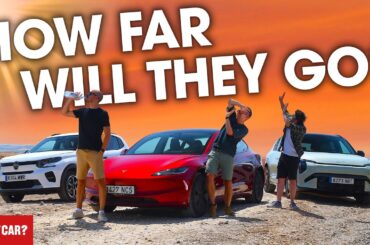 NEW! How far can electric cars REALLY go in EXTREME heat?? | What Car?