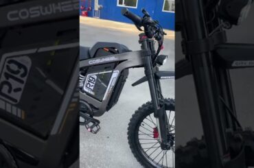 COSWHEELR19 72V 6000W Electric Dirt Bike