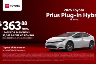 Toyota Prius Plug-In Hybrid 08/07/2025 5929954