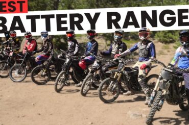 Who Won The Battery Range Test? [2025 Electric Dirt Bike Shootout]
