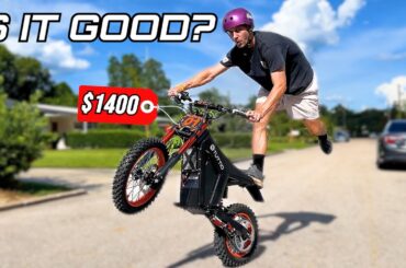 The Best Budget Electric Dirt Bike? | Tuttio 01 Review