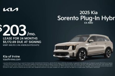 Kia Sorento Plug-In Hybrid 08/15/2025 5976085