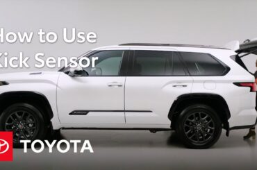 How to Use the Kick Sensor in the 2023 Sequoia | Toyota