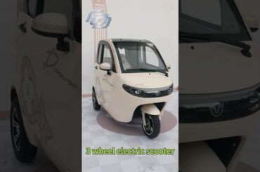 3 wheel enclose electric scooter electric tricycle