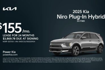 Kia Niro Plug-In Hybrid 08/25/2025 6015887