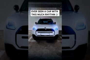 MINI Countryman 🤝 Light entertainment. #mini #youtubeshorts