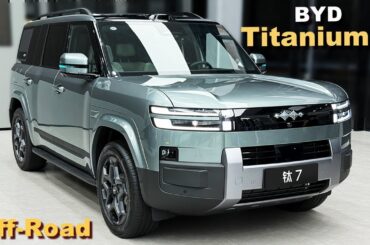All-New BYD Leopard Titanium 7 - Bold Boxy PHEV SUV Full Tour