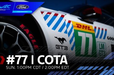 Ford Mustang GT3 Onboard Cam | 2025 FIA WEC Lone Star Le Mans | Ford Performance