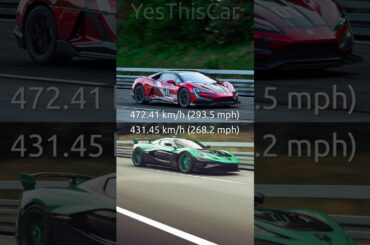 Fastest Production EV Ever! YANGWANG U9 Track Edition vs RIMAC Nevera R (Top speed)