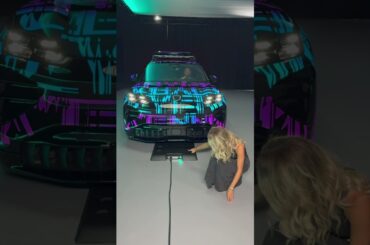 This electric car can charge wireless! #shorts | Porsche Cayenne Electric | jessicarmaniac