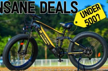 10 E-Bike Deals Under $500 You Can Buy Today (Shocking Prices!)
