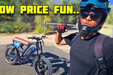 MOST AFFORDABLE E-bike is the perfect OFF-ROAD VEHICLE!
