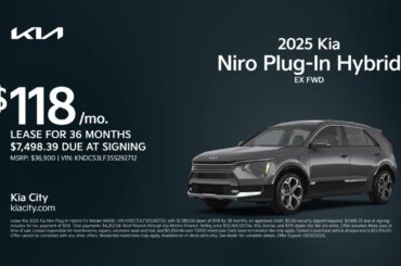 Kia Niro Plug-In Hybrid 09/08/2025 6086871