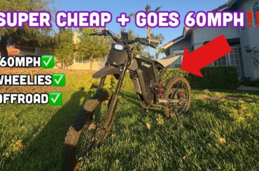 I Found The Most Affordable 60MPH E-Bike! Freego X2