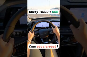 0-100 km/h cu Chery Tiggo 7 CSH, plug-in hybrid 279 cp echipare Luxury #cherytiggo7 #tiggo7 #phev