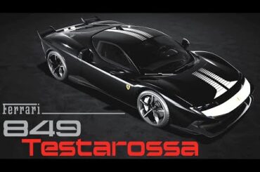 Ferrari 849 Testarossa/Engine Sound /New Plug-in hybrid Supercar 1050 hp