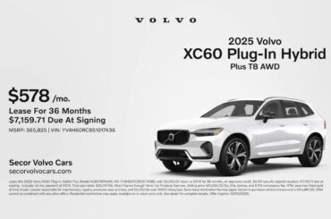Volvo XC60 Plug-In Hybrid 09/12/2025 6105954